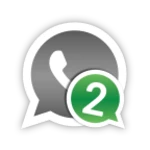 2lines for whatsapp android application logo